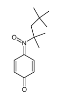 N-(1,1,3,3-tetramethylbutyl)-p-benzoquinone imine N-oxide结构式