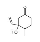 3-ethenyl-3-hydroxy-4ζ-methylcyclohexan-1-one结构式