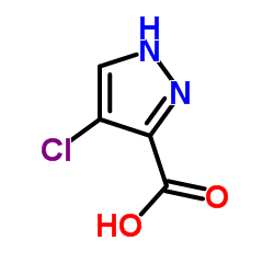 4-Chloro-1H-pyrazole-5-carboxylic acid Structure