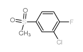 2-氯-1-氟-4-(甲基磺酰基)苯结构式