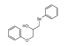 1-phenoxy-3-phenylselanylpropan-2-ol结构式