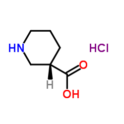 (S)-S-哌啶-3-甲酸盐酸盐结构式