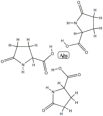 tris(5-oxo-DL-prolinato-N1,O2)europium structure