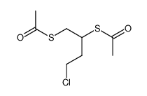 1,2-bis-acetylsulfanyl-4-chloro-butane Structure