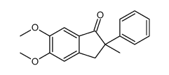 5,6-dimethoxy-2-methyl-2-phenyl-3H-inden-1-one Structure