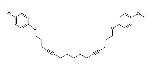 1,15-bis-(4-methoxy-phenoxy)-pentadeca-4,11-diyne Structure