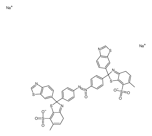 disodium 2',2'''-(azoxydi-4,1-phenylene)bis[6-methyl[2,6'-bibenzothiazole]-7-sulphonate] picture