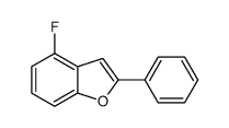 4-FLUORO-2-PHENYLBENZOFURAN Structure