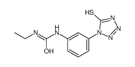 1-ethyl-3-[3-(5-sulfanylidene-2H-tetrazol-1-yl)phenyl]urea Structure