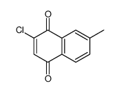 2-chloro-7-methylnaphthalene-1,4-dione结构式