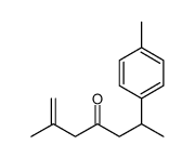 2-methyl-6-(4-methylphenyl)hept-1-en-4-one Structure