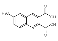 6-Methylquinoline-2,3-dicarboxylic acid Structure