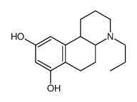 (4aS,10bR)-4-propyl-2,3,4a,5,6,10b-hexahydro-1H-benzo[f]quinoline-7,9-diol Structure