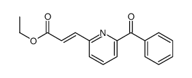 ethyl 3-(6-benzoylpyridin-2-yl)prop-2-enoate Structure