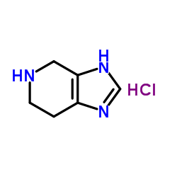 4,5,6,7-四氢-3H-咪唑并[4,5-c]吡啶盐酸盐结构式