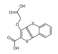 3-(Carboxymethoxy)thieno[3,2-b][1]benzothiophene-2-carboxylic aci d结构式