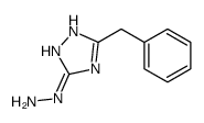 (5-benzyl-1H-1,2,4-triazol-3-yl)hydrazine Structure