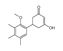 3-hydroxy-5-(2-methoxy-3,4,5-trimethylphenyl)cyclohex-2-en-1-one Structure