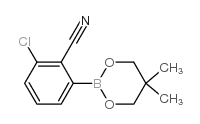 2-Chloro-6-(5,5-dimethyl-1,3,2-dioxaborinan-2-yl)benzonitrile picture