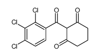 2-(2,3,4-trichlorobenzoyl)cyclohexane-1,3-dione结构式