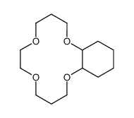 2,6,9,13-tetraoxabicyclo[12.4.0]octadecane Structure