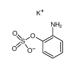 2-Aminophenyl potassium sulfate结构式