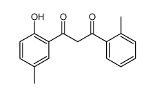 1-(2-hydroxy-5-methylphenyl)-3-(2-methylphenyl)propane-1,3-dione结构式