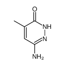 3(2H)-Pyridazinone, 6-amino-4-methyl Structure