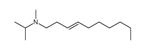 N-methyl-N-propan-2-yldec-3-en-1-amine结构式