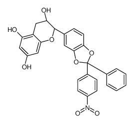 (2R-trans)-3,4-dihydro-2-[2-(4-nitrophenyl)-2-phenyl-1,3-benzodioxol-5-yl]-2H-1-benzopyran-3,5,7-triol picture