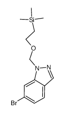 6-bromo-1-((2-(trimethylsilyl)ethoxy)methyl)-1H-indazole Structure