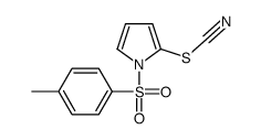 [1-(4-methylphenyl)sulfonylpyrrol-2-yl] thiocyanate Structure