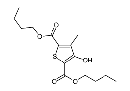 dibutyl 3-hydroxy-4-methylthiophene-2,5-dicarboxylate Structure