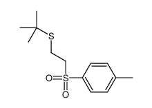 1-(2-tert-butylsulfanylethylsulfonyl)-4-methylbenzene Structure