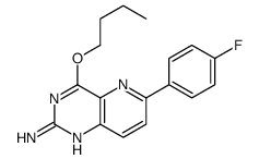 4-butoxy-6-(4-fluorophenyl)pyrido[3,2-d]pyrimidin-2-amine Structure