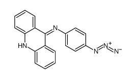 N-(4-azidophenyl)acridin-9-amine结构式