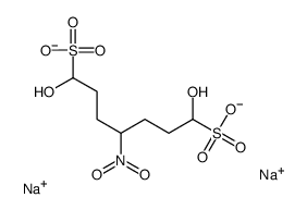 SODIUM 1,7-DIHYDROXY-4-NITROHEPTANE-1,7-DISULFONATE structure