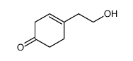 3-Cyclohexen-1-one, 4-(2-hydroxyethyl) Structure