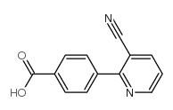4-(3-Cyanopyridin-2-yl)benzoic acid Structure