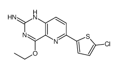 6-(5-chlorothiophen-2-yl)-4-ethoxypyrido[3,2-d]pyrimidin-2-amine结构式