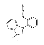 1-(2-isothiocyanatophenyl)-3,3-dimethyl-2H-indole Structure