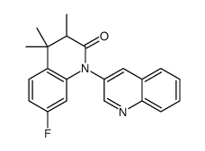 7-fluoro-3,4,4-trimethyl-1-quinolin-3-yl-3H-quinolin-2-one Structure