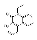 1-ethyl-3-hydroxy-4-prop-2-enylquinolin-2-one Structure