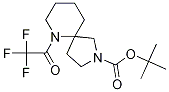 2,6-Diazaspiro[4.5]decane-2-carboxylic acid, 6-(2,2,2-trifluoroacetyl)-, 1,1-diMethylethyl ester Structure