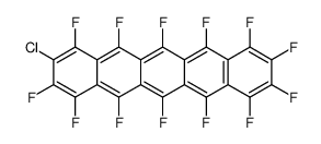 2-chloro-1,3,4,5,6,7,8,9,10,11,12,13,14-tridecafluoropentacene Structure