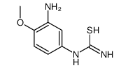 (3-amino-4-methoxyphenyl)thiourea结构式