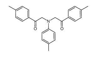 N,N-bis(4-methylphenacyl)-4-methylaniline Structure