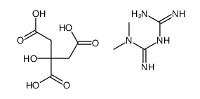 1,1-dimethylbiguanide citrate Structure