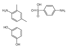 4-aminobenzenesulfonic acid,benzene-1,3-diol,2,4-dimethylaniline Structure