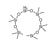 2,2,4,4,6,6,8,8,10,10-decamethyl-1,3,5,7,9,11-hexaoxa-2,4,6,8,10,12-hexasilacyclododecane结构式